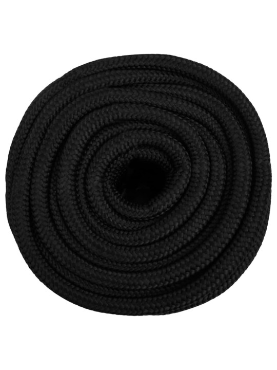 Laivu virve, melna, 18 mm, 100 m, polipropilēns