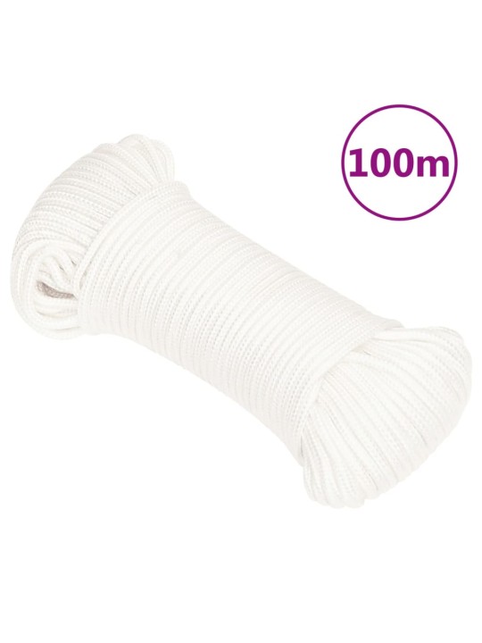 Laivu virve, balta, 3 mm, 100 m, polipropilēns