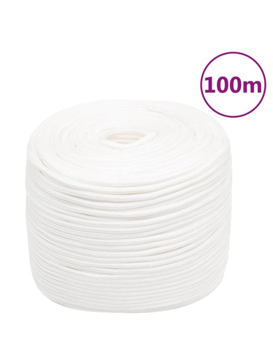 Laivu virve, balta, 6 mm, 100 m, polipropilēns