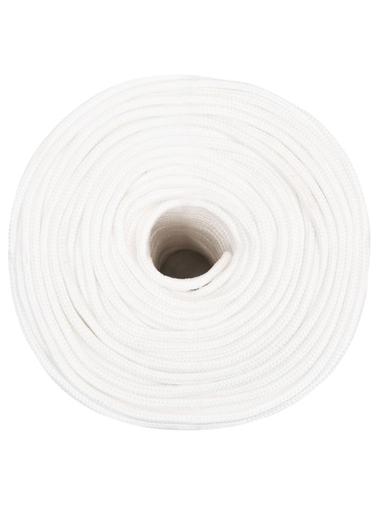 Laivu virve, balta, 8 mm, 25 m, polipropilēns