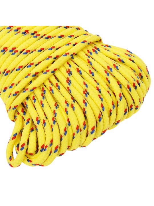 Laivu virve, dzeltena, 4 mm, 25 m, polipropilēns