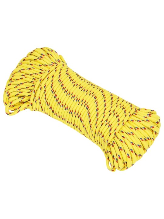 Laivu virve, dzeltena, 5 mm, 50 m, polipropilēns