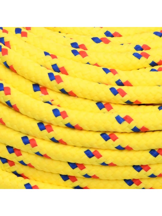 Laivu virve, dzeltena, 8 mm, 25 m, polipropilēns