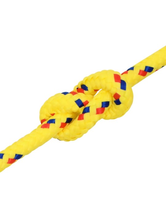 Laivu virve, dzeltena, 10 mm, 25 m, polipropilēns