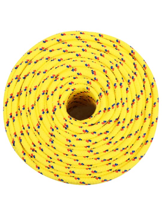 Laivu virve, dzeltena, 10 mm, 100 m, polipropilēns