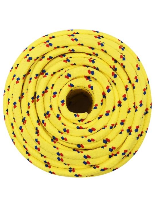 Laivu virve, dzeltena, 12 mm, 50 m, polipropilēns