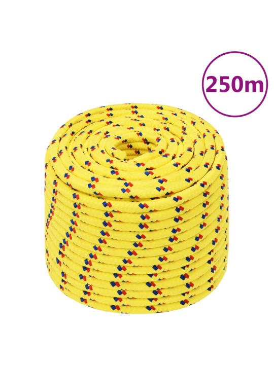 Laivu virve, dzeltena, 12 mm, 250 m, polipropilēns