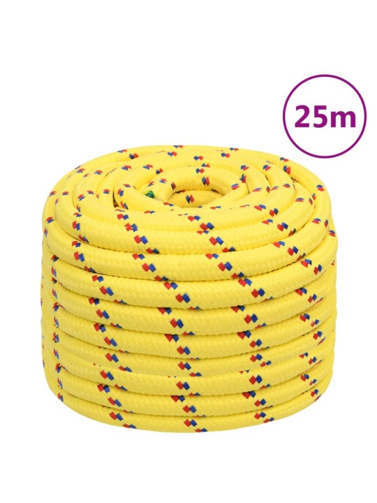Laivu virve, dzeltena, 20 mm, 25 m, polipropilēns