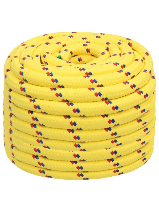 Laivu virve, dzeltena, 20 mm, 25 m, polipropilēns