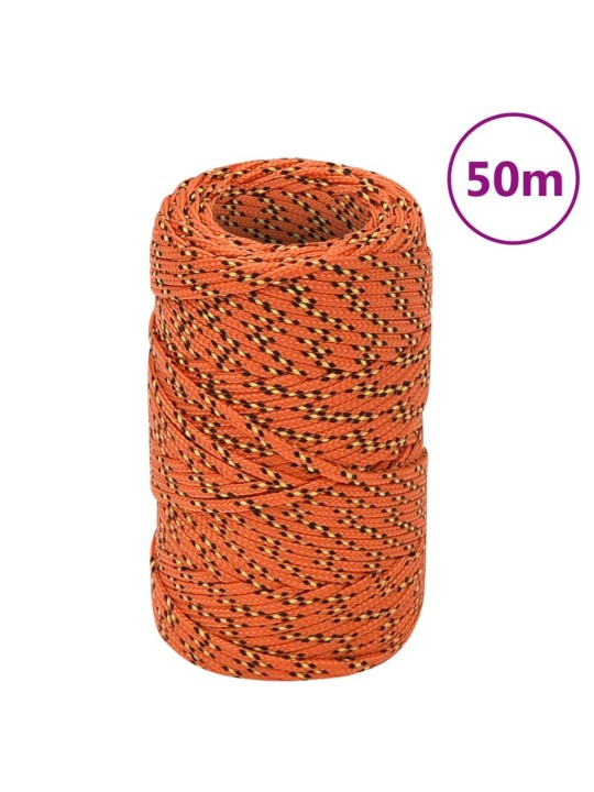 Laivu virve, oranža, 2 mm, 50 m, polipropilēns