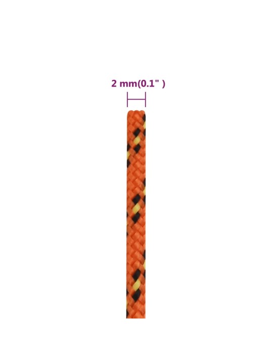 Laivu virve, oranža, 2 mm, 50 m, polipropilēns