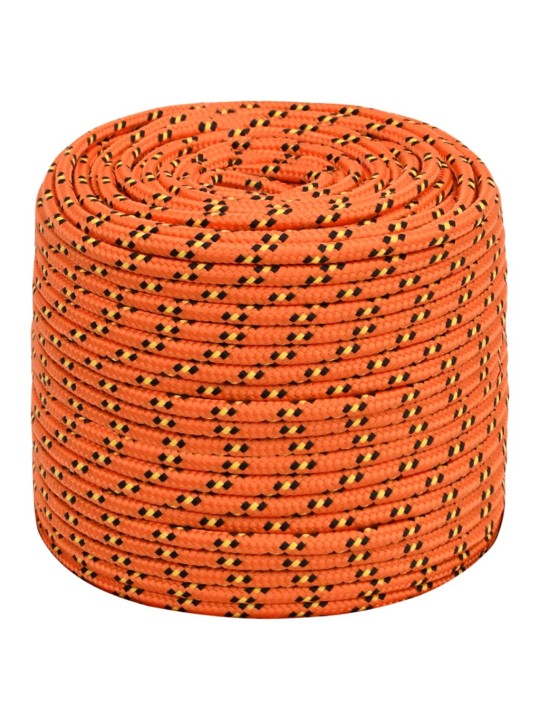 Laivu virve, oranža, 8 mm, 25 m, polipropilēns