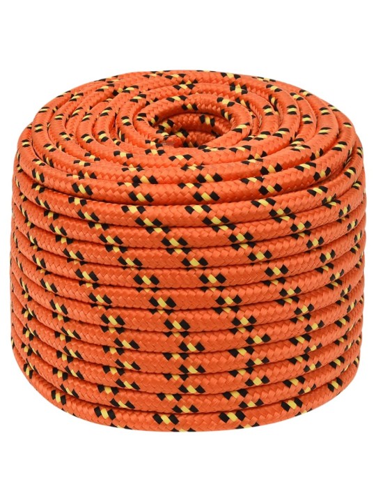 Laivu virve, oranža, 12 mm, 250 m, polipropilēns