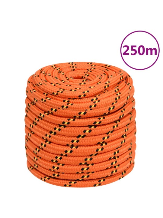 Laivu virve, oranža, 16 mm, 250 m, polipropilēns