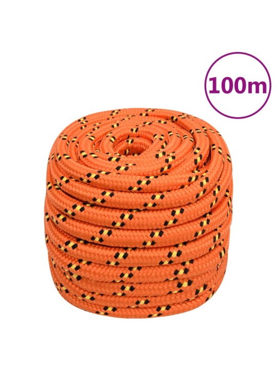 Laivu virve, oranža, 20 mm, 100 m, polipropilēns