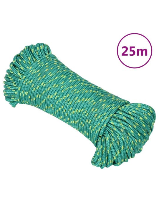 Laivu virve, zaļa, 5 mm, 25 m, polipropilēns