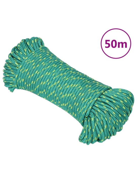 Laivu virve, zaļa, 5 mm, 50 m, polipropilēns