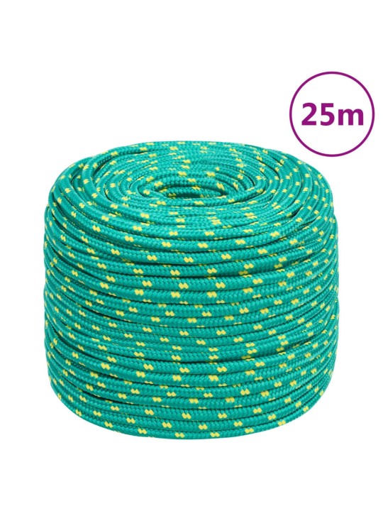 Laivu virve, zaļa, 8 mm, 25 m, polipropilēns