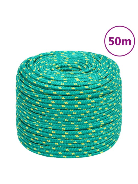Laivu virve, zaļa, 8 mm, 50 m, polipropilēns
