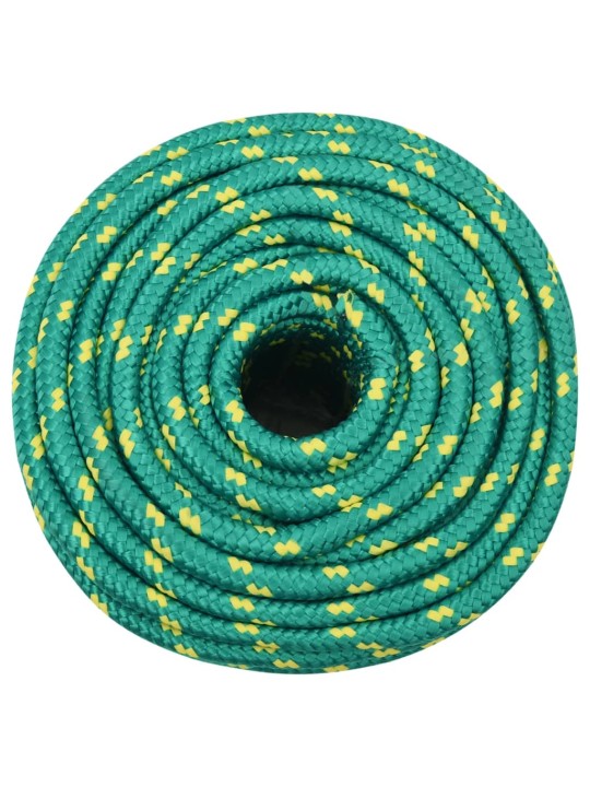 Laivu virve, zaļa, 12 mm, 25 m, polipropilēns