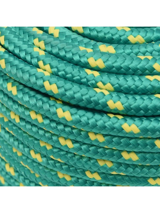 Laivu virve, zaļa, 12 mm, 25 m, polipropilēns