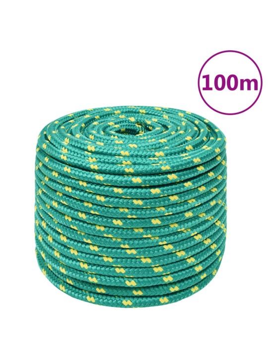 Laivu virve, zaļa, 12 mm, 100 m, polipropilēns