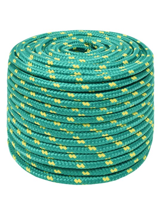 Laivu virve, zaļa, 12 mm, 100 m, polipropilēns