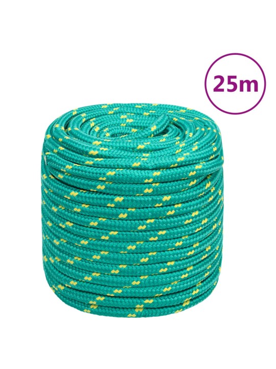 Laivu virve, zaļa, 16 mm, 25 m, polipropilēns