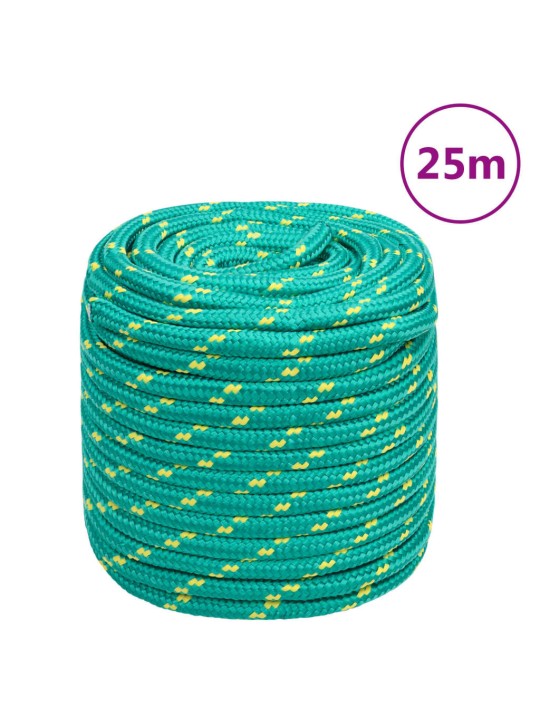 Laivu virve, zaļa, 18 mm, 25 m, polipropilēns