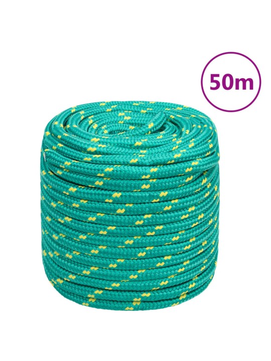 Laivu virve, zaļa, 18 mm, 50 m, polipropilēns