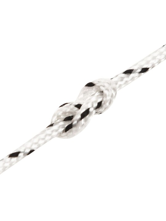 Pīta laivu virve, balta, 2mm, 250 m, poliesters