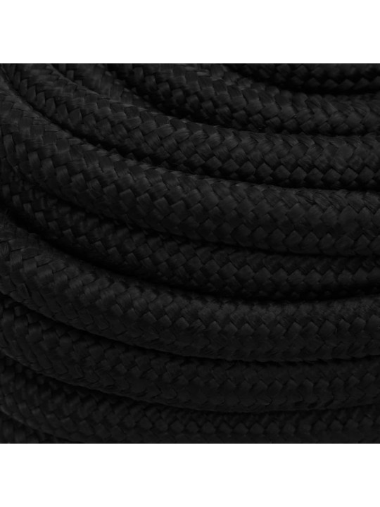 Darba virve, melna, 20 mm, 25 m, poliesters