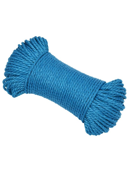 Darba virve, zila, 3 mm, 25 m, polipropilēns