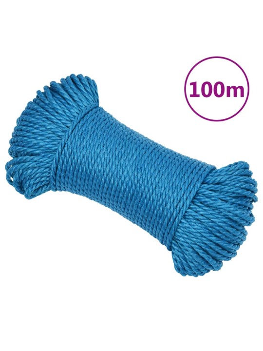 Darba virve, zila, 3 mm, 100 m, polipropilēns