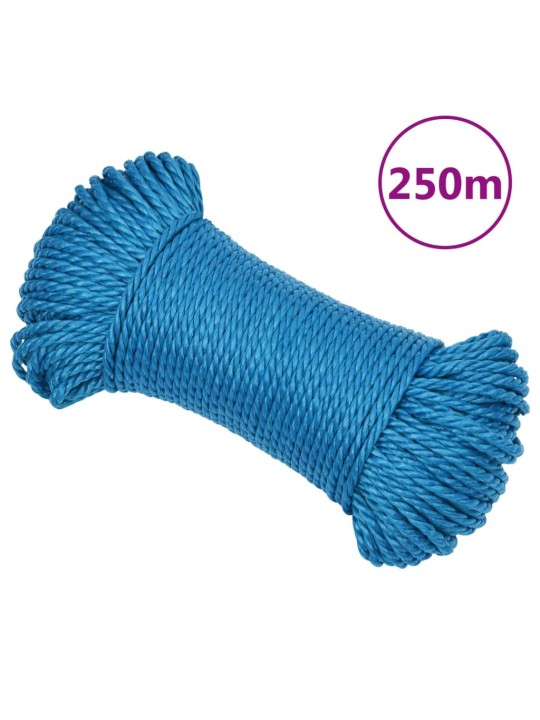 Darba virve, zila, 3 mm, 250 m, polipropilēns