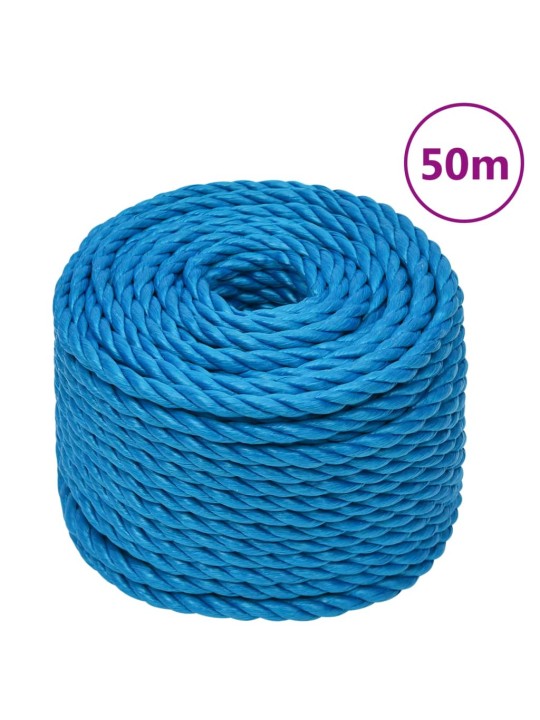 Darba virve, zila, 20 mm, 50 m, polipropilēns
