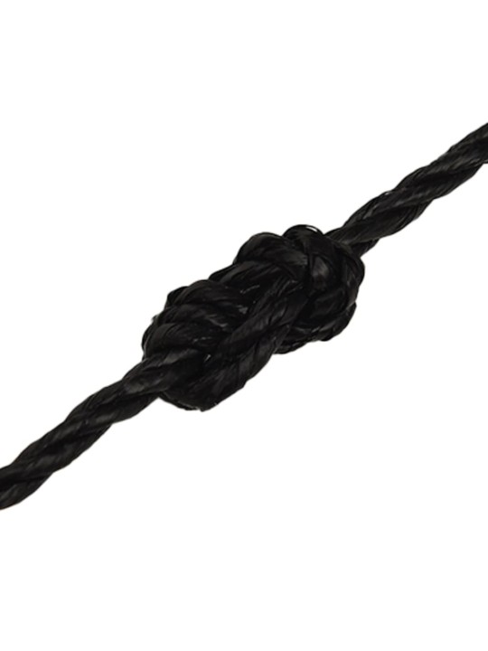 Darba virve, melna, 3 mm, 100 m, polipropilēns
