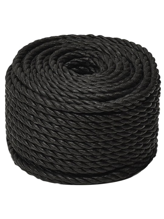Darba virve, melna, 24 mm, 50 m, polipropilēns
