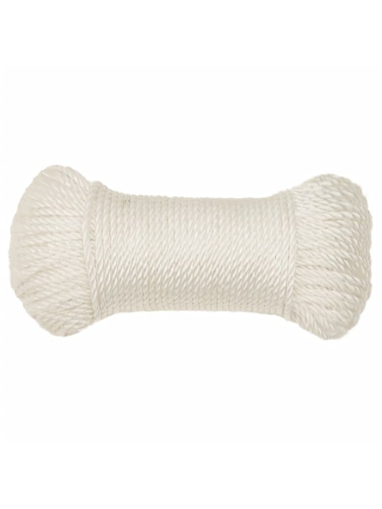 Darba virve, balta, 3 mm, 25 m, polipropilēns