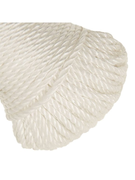 Darba virve, balta, 3 mm, 25 m, polipropilēns