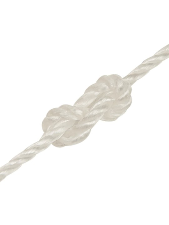 Darba virve, balta, 3 mm, 100 m, polipropilēns