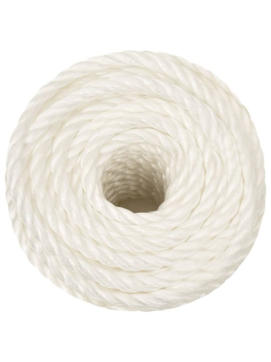 Darba virve, balta, 10 mm, 500 m, polipropilēns