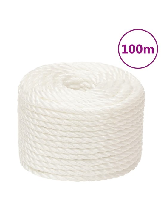 Darba virve, balta, 16 mm, 100 m, polipropilēns