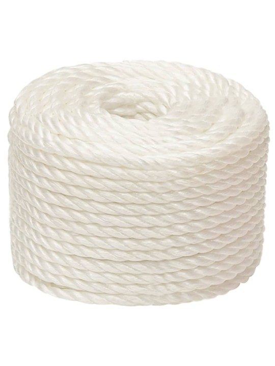 Darba virve, balta, 20 mm, 25 m, polipropilēns