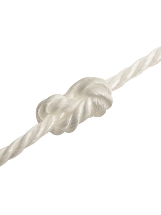 Darba virve, balta, 20 mm, 25 m, polipropilēns