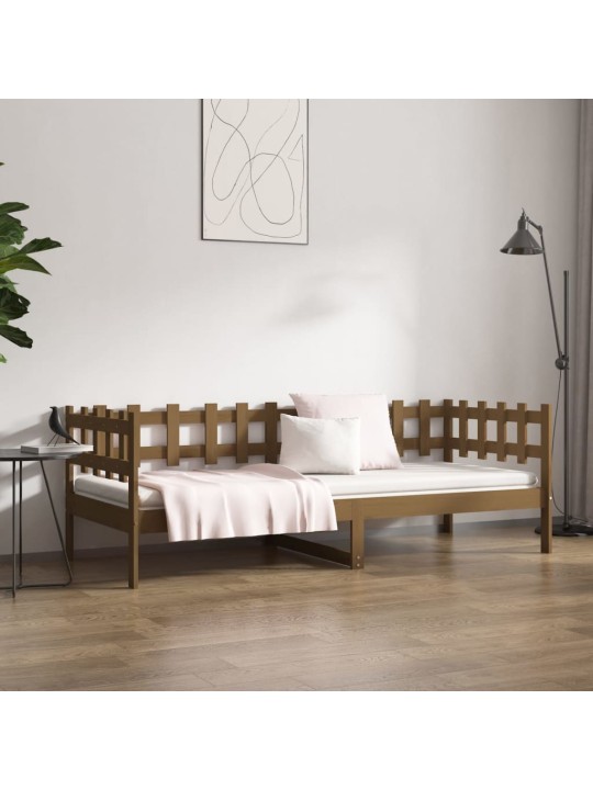 Dīvāngulta, medus brūna, 80x200 cm, priedes masīvkoks