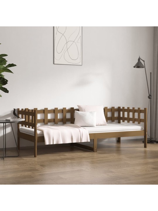 Dīvāngulta, medus brūna, 90x200 cm, priedes masīvkoks