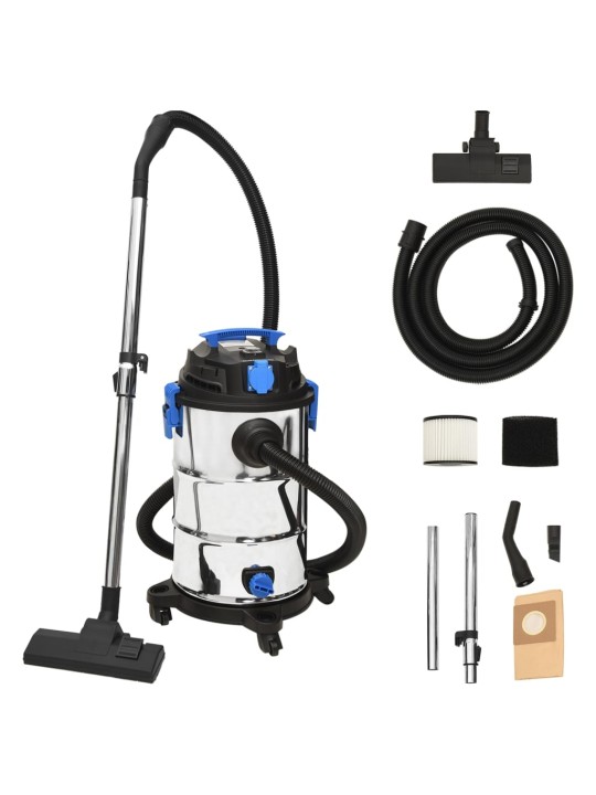 Mitrās un sausās tīrīšanas putekļu sūcējs, 1200 w, 30 litri