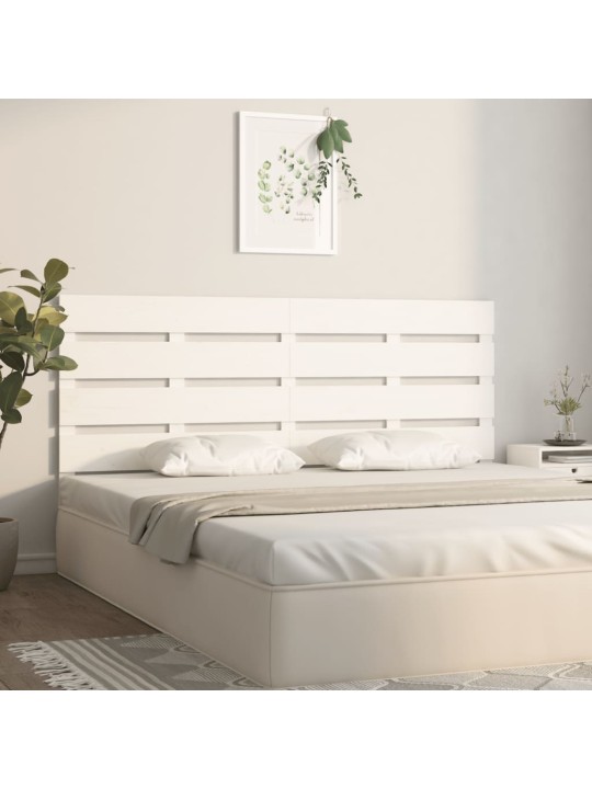 Galvgalis, balts, 140x3x80 cm, priedes masīvkoks