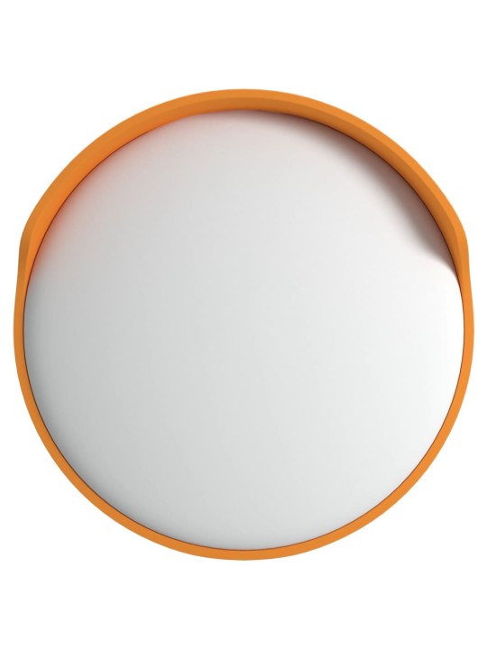 Satiksmes spogulis, izliekts, oranžs, ø30 cm, polikarbonāts